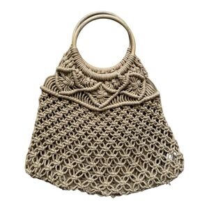 Woven Knit Crochet Beach Bag Tote Purse